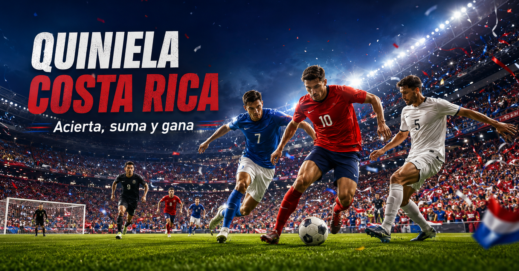 Quiniela Costa Rica - Acierta, suma y gana